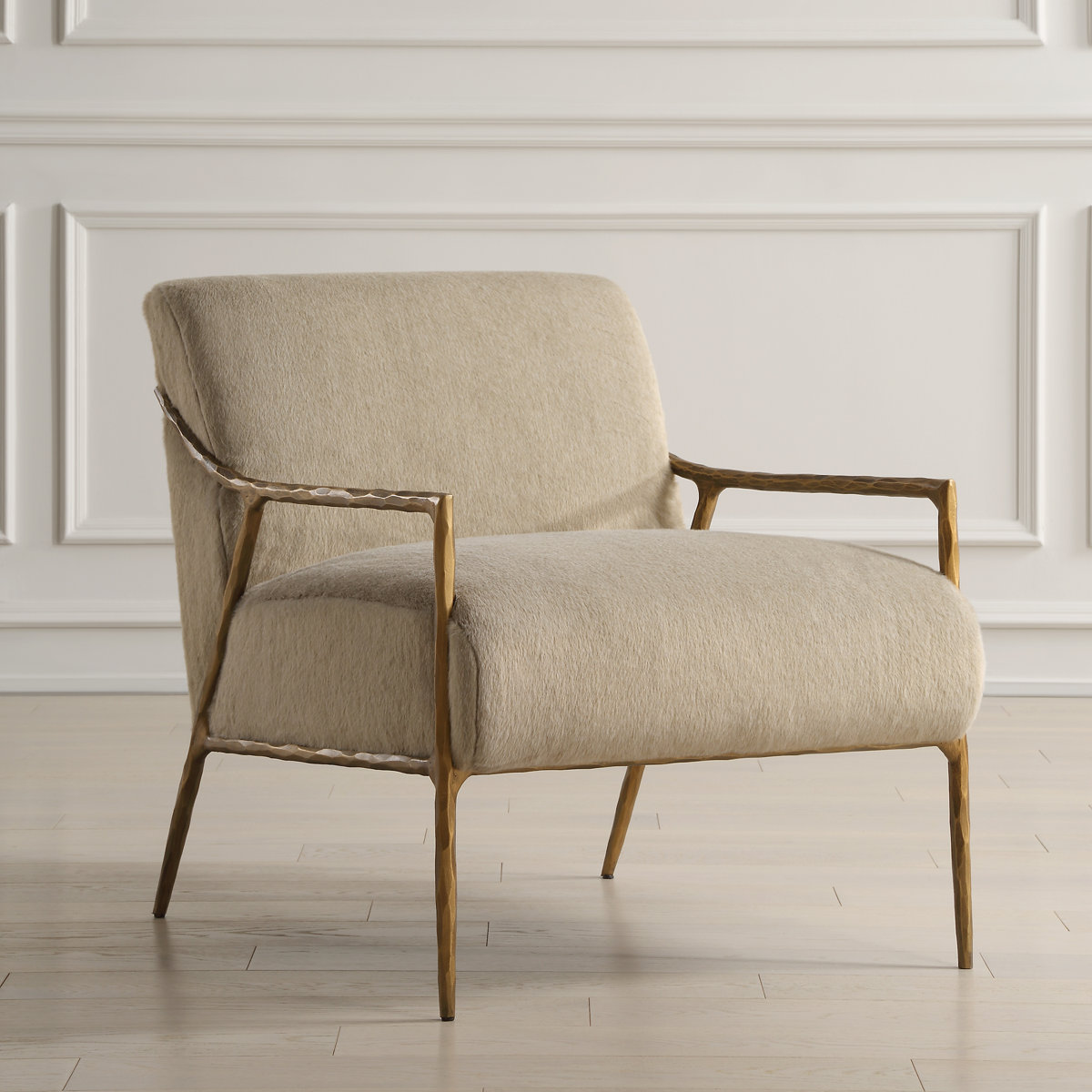 Natalyah Aged Accent Chair